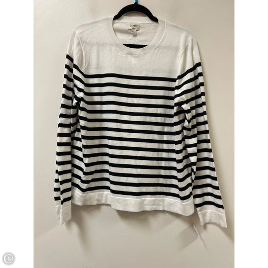 Sweater By J. Crew In White, Size: 1x