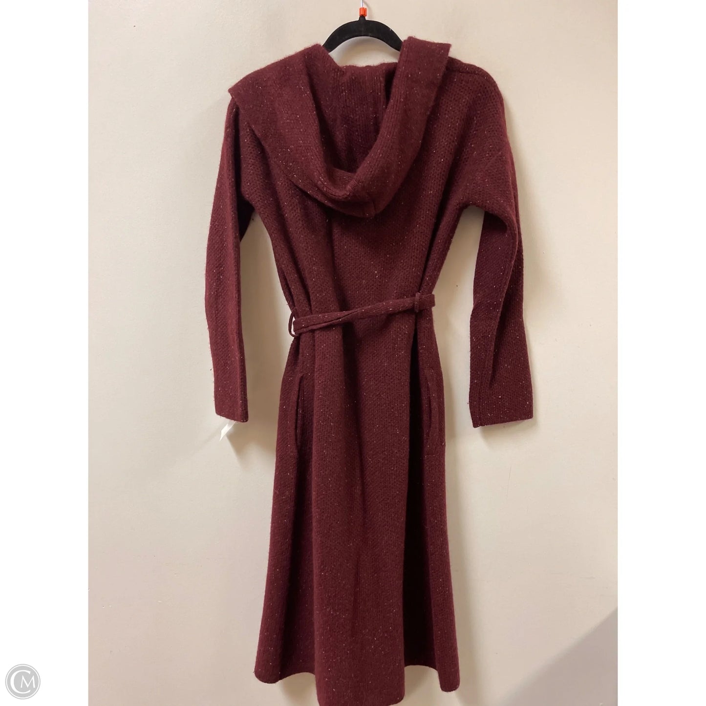 Sweater Cardigan Designer By Ugg In Red, Size: S