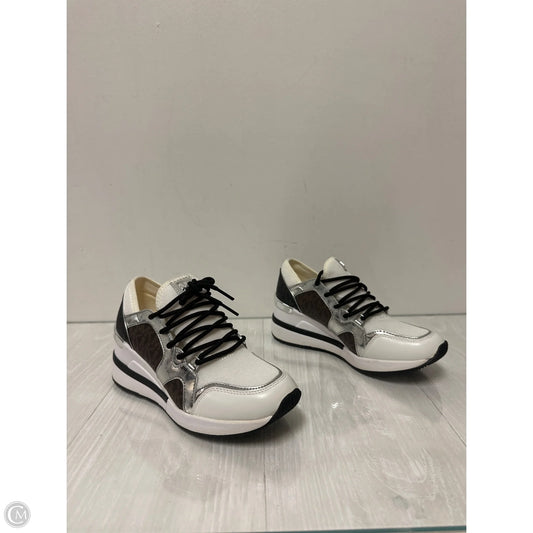 Shoes Sneakers By Michael By Michael Kors In Brown & Cream, Size: 5.5