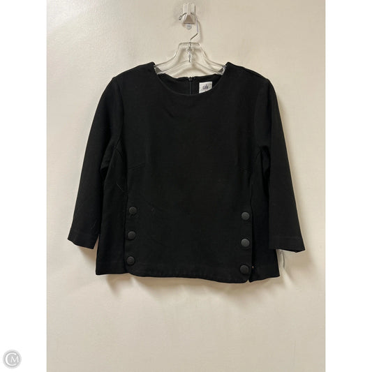Top Long Sleeve By Cabi In Black, Size: M