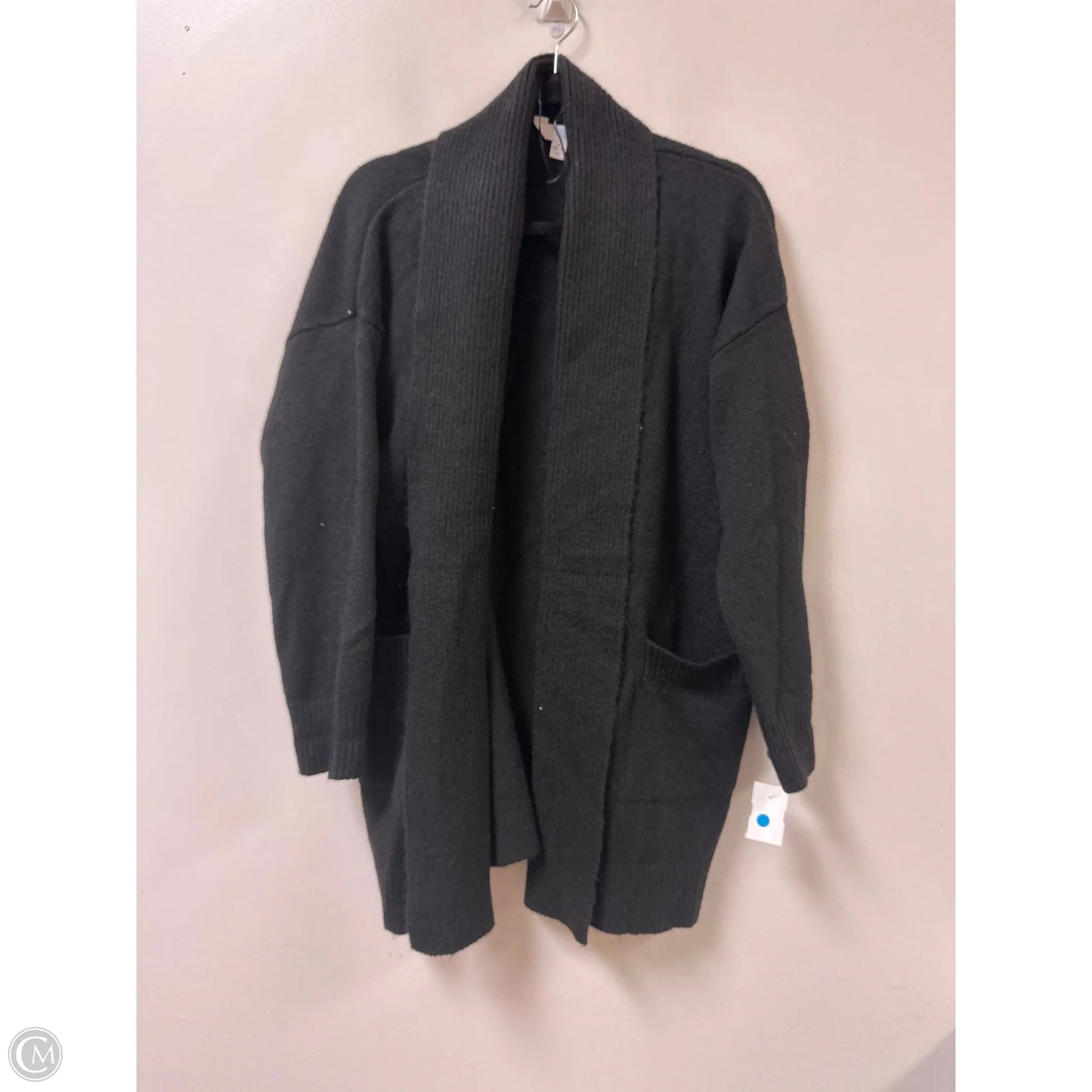 Sweater Cardigan By Time And Tru In Black, Size: Xl