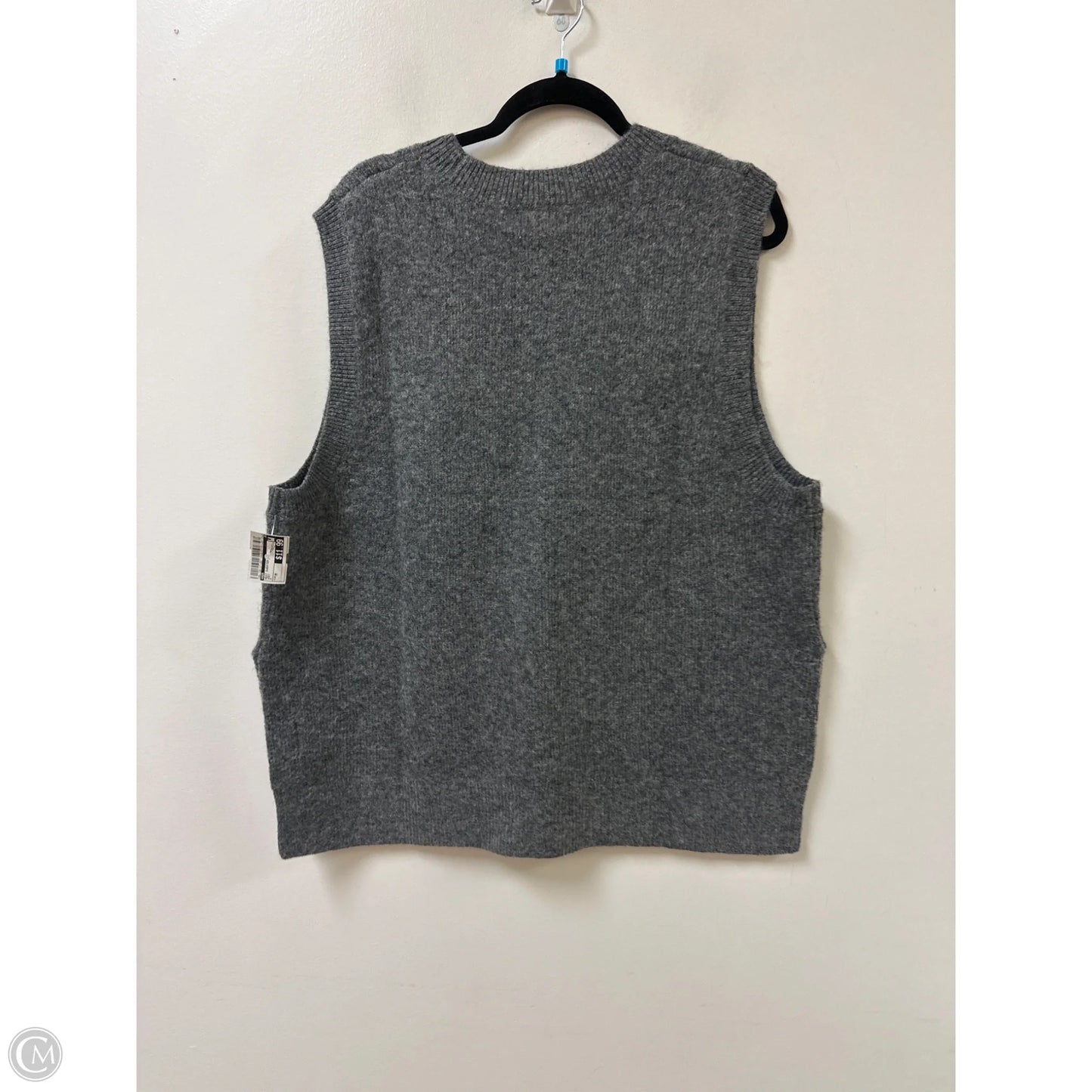 Vest Sweater By H&m In Grey, Size: M