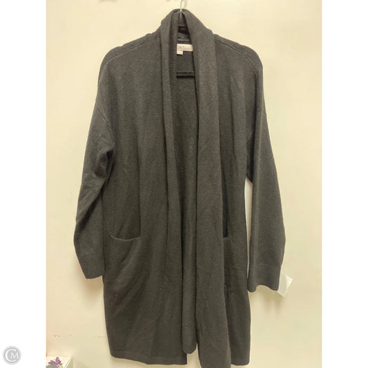 Sweater Cardigan By Loft In Black, Size: M