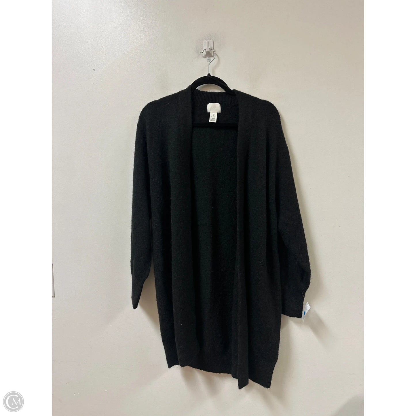 Sweater Cardigan By H&m In Black, Size: S