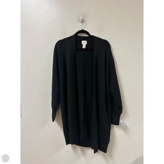 Sweater Cardigan By H&m In Black, Size: S