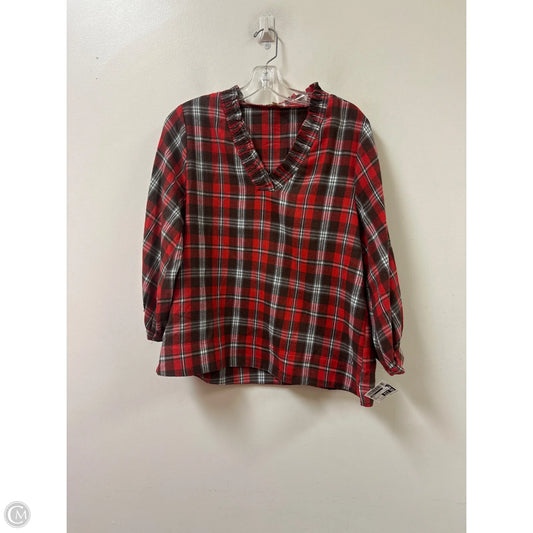 Top Long Sleeve By Jodifl In Red, Size: S