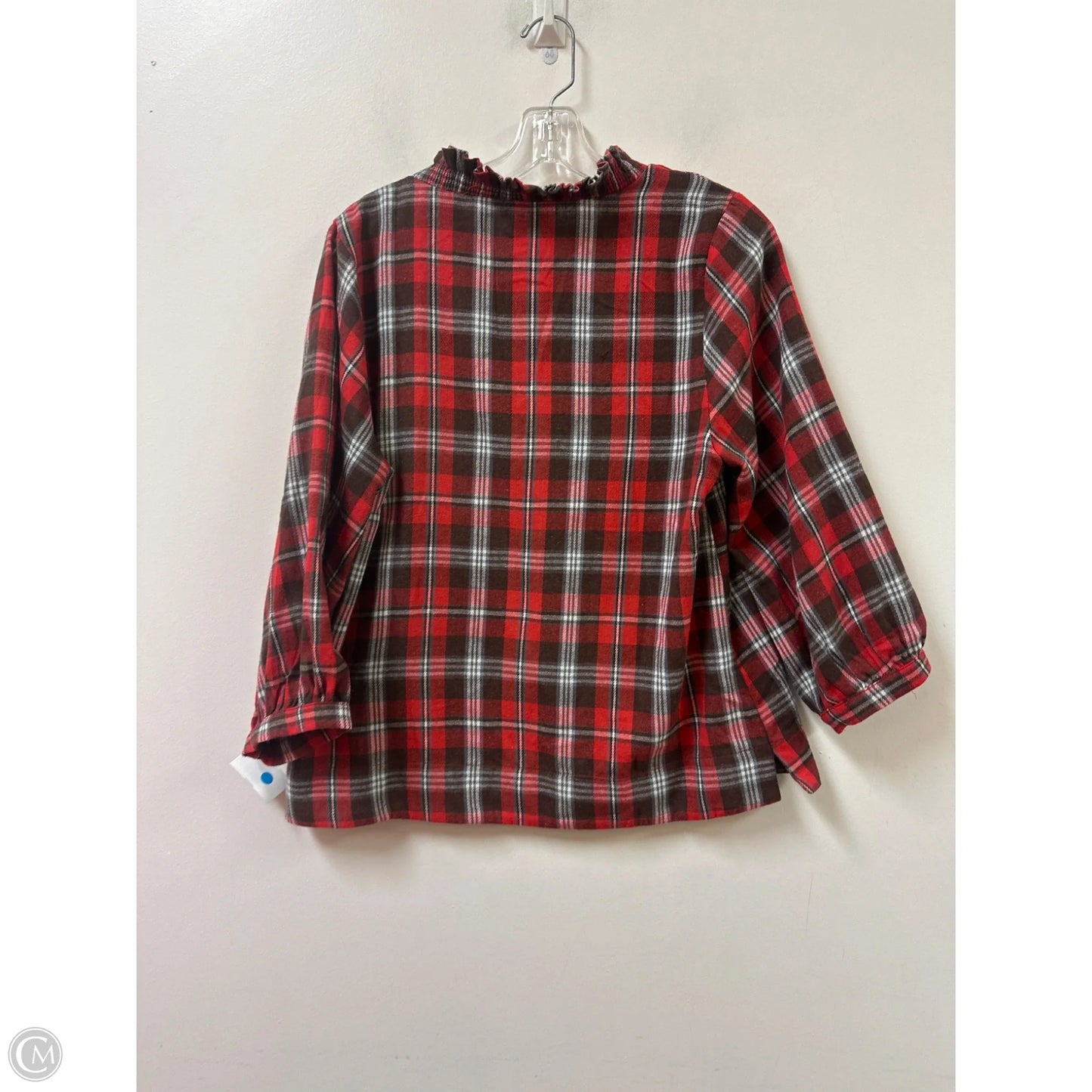 Top Long Sleeve By Jodifl In Red, Size: S