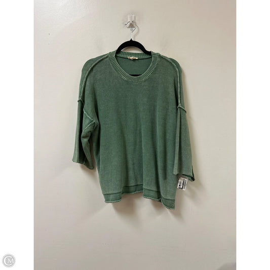 Sweater By Easel In Green, Size: M