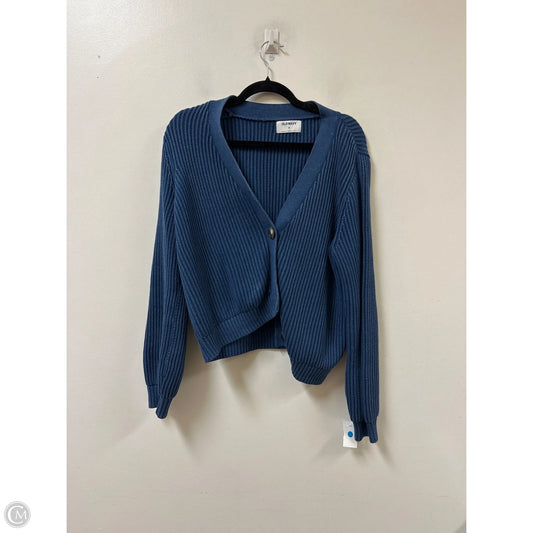 Sweater Cardigan By Old Navy In Blue, Size: M