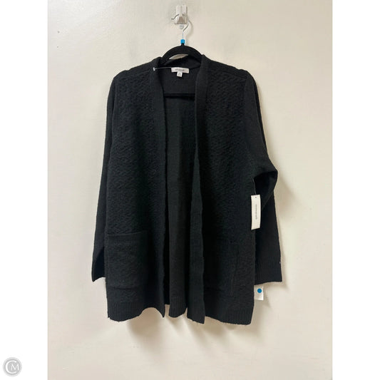 Sweater Cardigan By Clothes Mentor In Black, Size: 1x