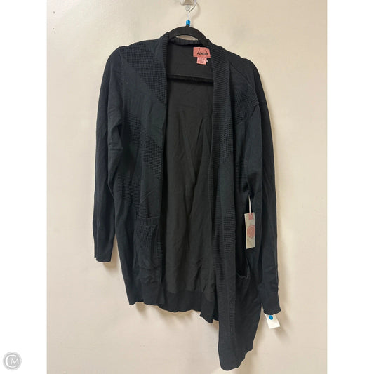 Sweater Cardigan By Clothes Mentor In Black, Size: Xl