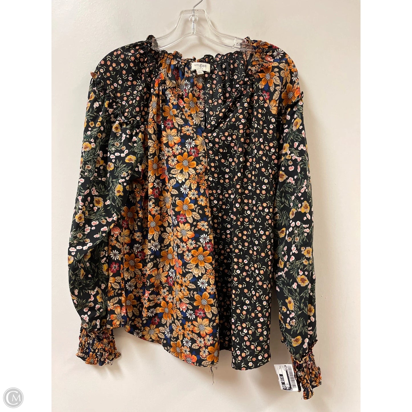 Top Long Sleeve By Umgee In Multi-colored, Size: L