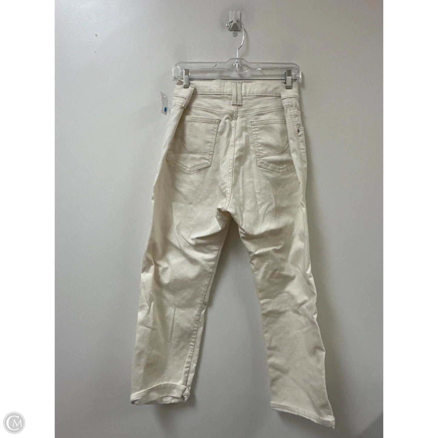 Jeans Straight By Levis In Cream, Size: 14