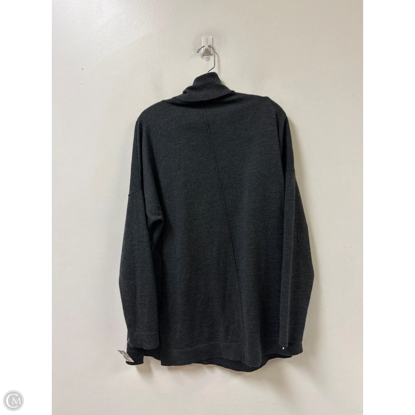 Tunic Long Sleeve By Eileen Fisher In Grey, Size: M