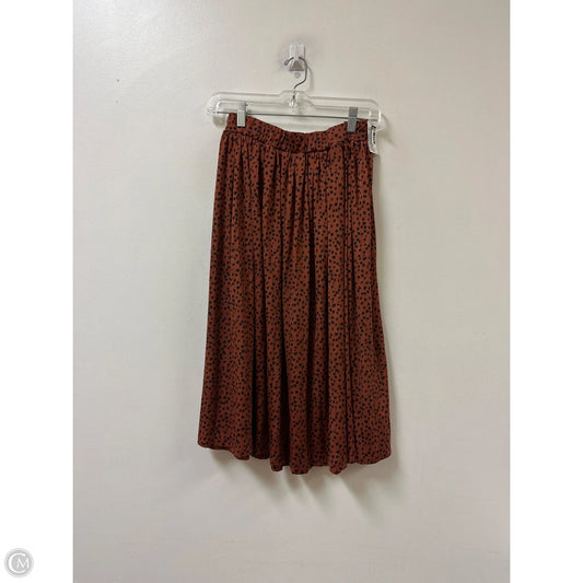 Skirt Midi By Eloquii In Animal Print, Size: 16