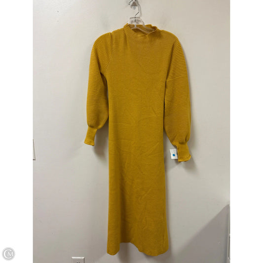 Dress Casual Maxi By Clothes Mentor In Yellow, Size: L