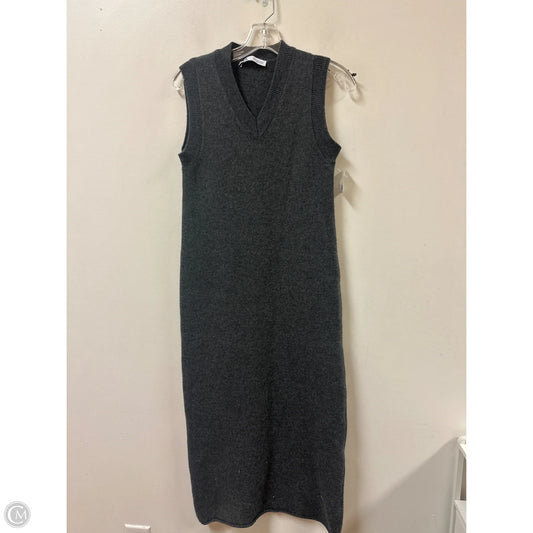 Dress Casual Maxi By Zara In Grey, Size: S