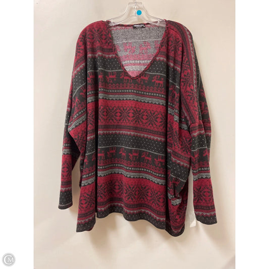 Sweater By Heimish Usa In Red, Size: 2x