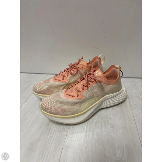 Shoes Designer By Apl In Peach, Size: 8.5