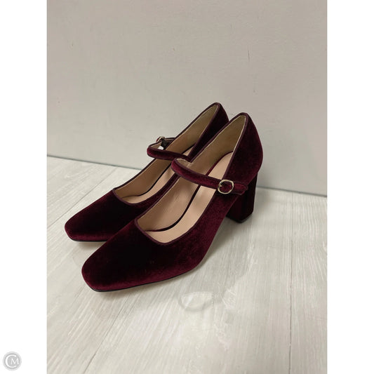 Shoes Heels Block By Tuckernuck In Red, Size: 11