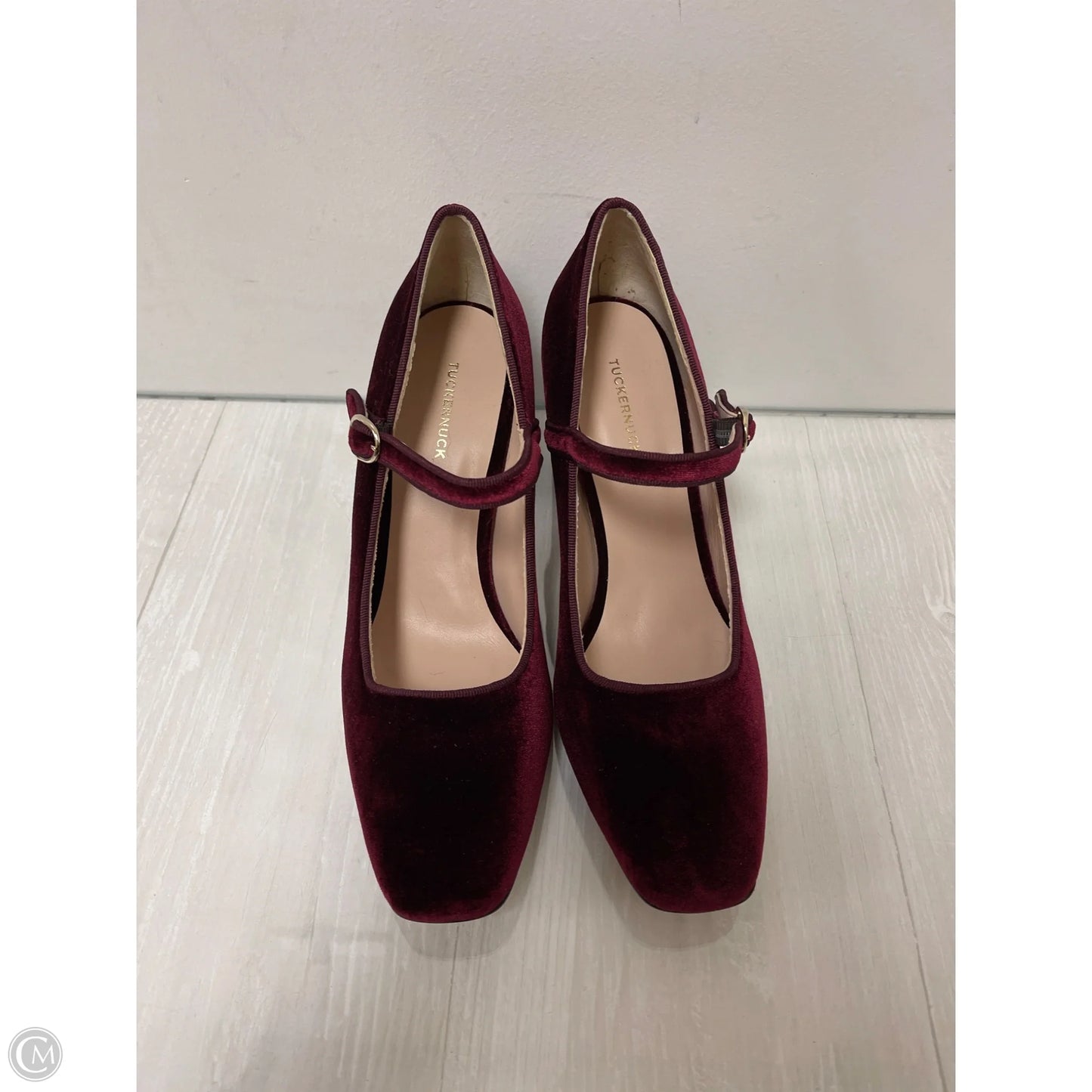 Shoes Heels Block By Tuckernuck In Red, Size: 11