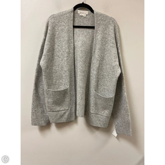 Sweater Cardigan By Anthropologie In Grey, Size: Osfm