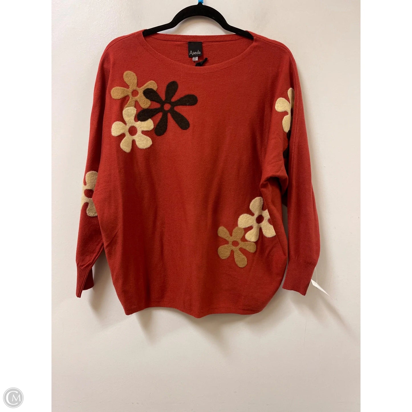 Sweater By Aaeda In Orange, Size: Xl