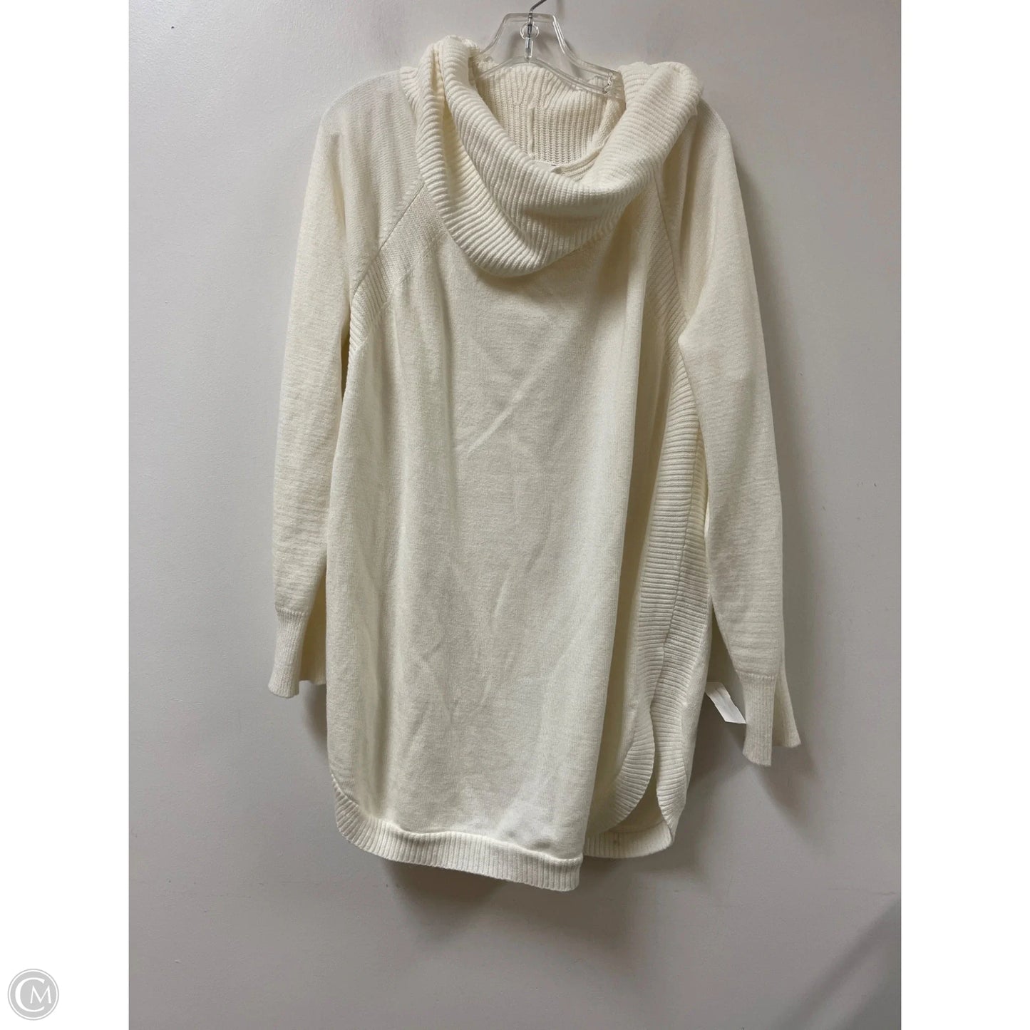 Tunic Long Sleeve By Time And Tru In Cream, Size: Xl