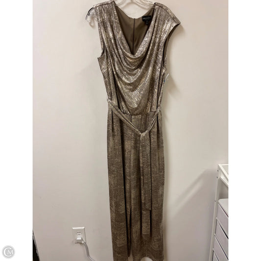 Jumpsuit By Connected Apparel In Gold, Size: 2x