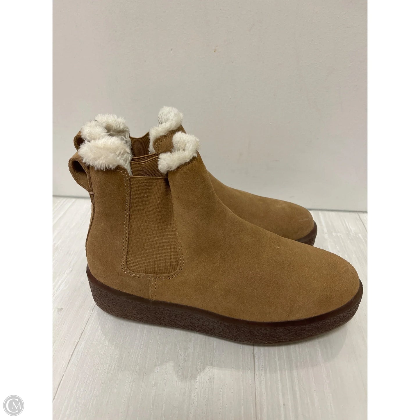 Boots Ankle Flats By Madewell In Brown, Size: 9