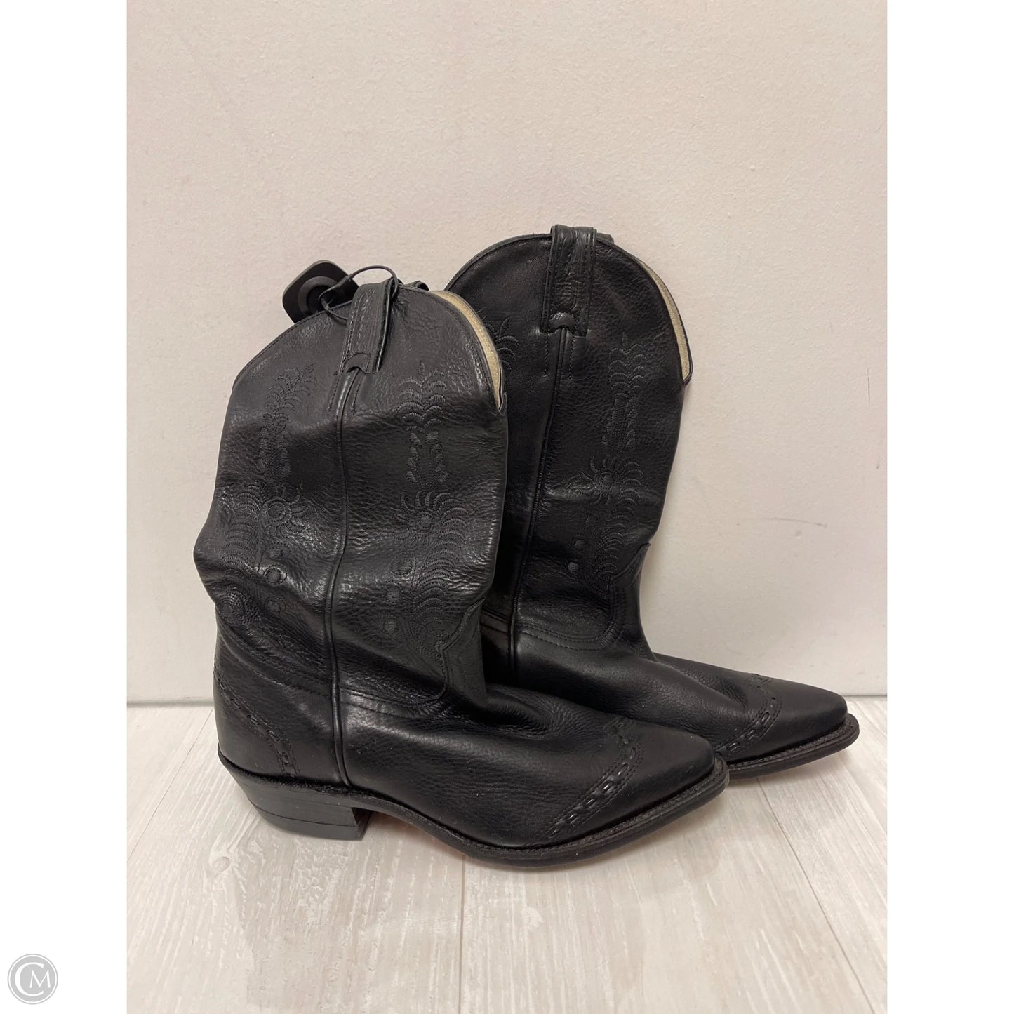 Boots Western By Clothes Mentor In Black, Size: 7.5