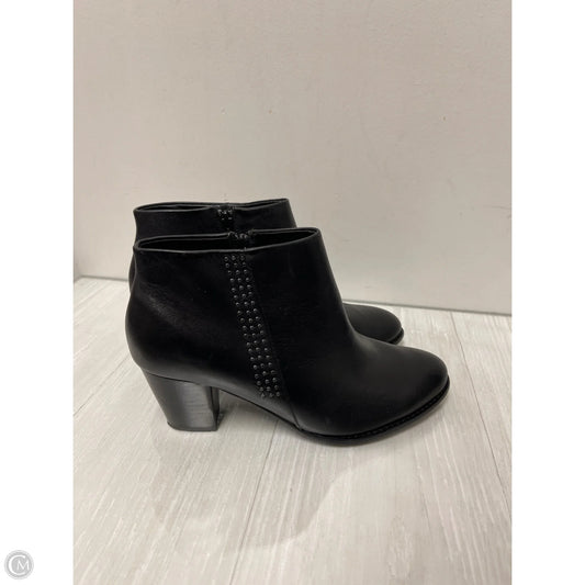 Boots Ankle Heels By Vionic In Black, Size: 10