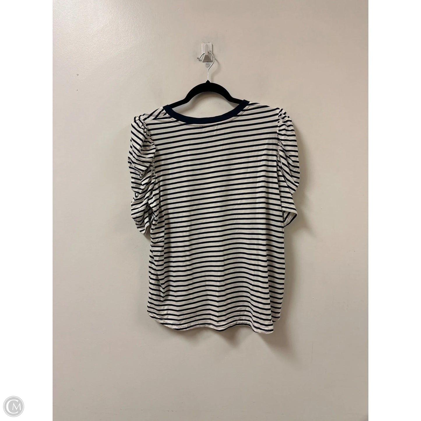 Top Short Sleeve By Modern Works In Navy, Size: L