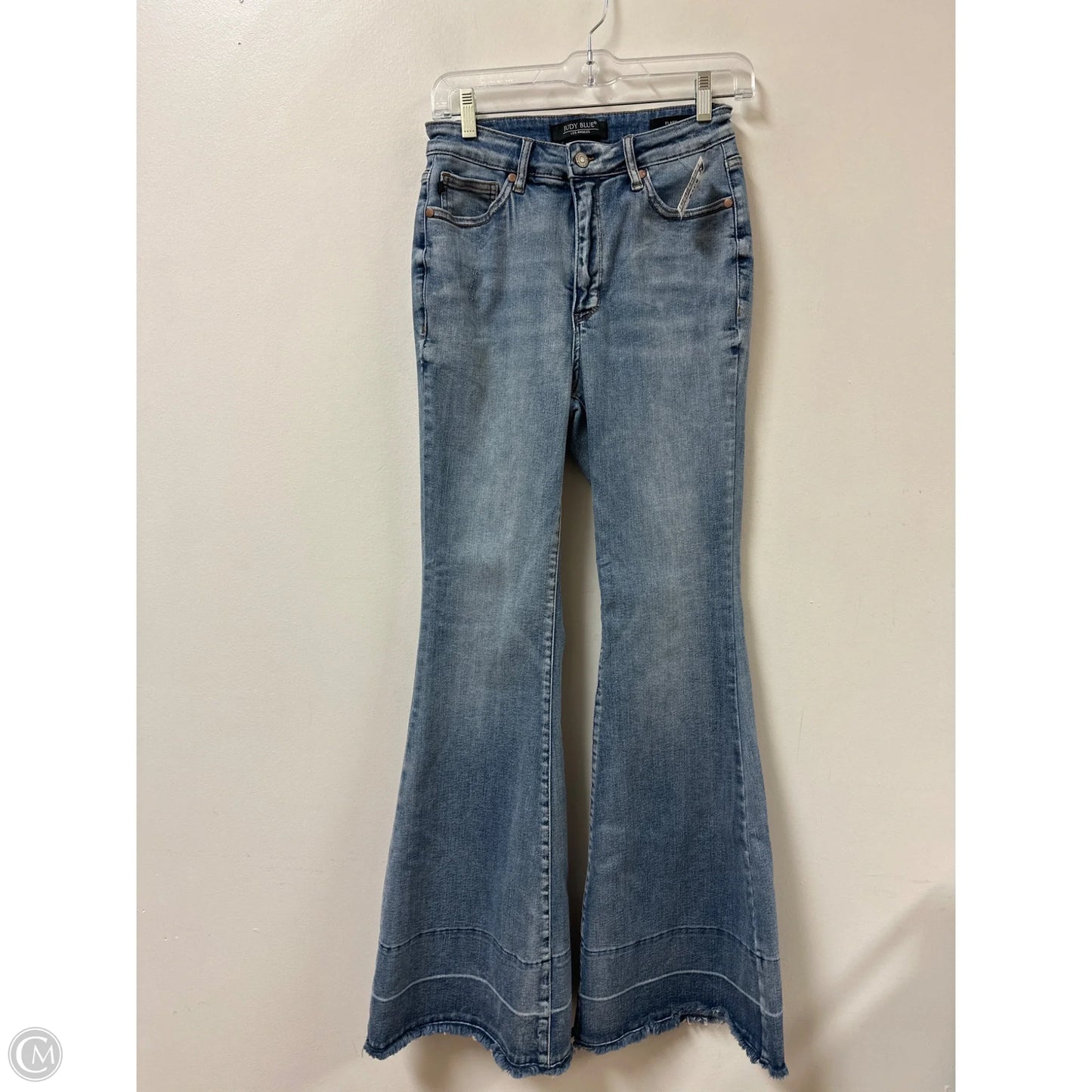 Jeans Flared By Judy Blue In Blue Denim, Size: 6