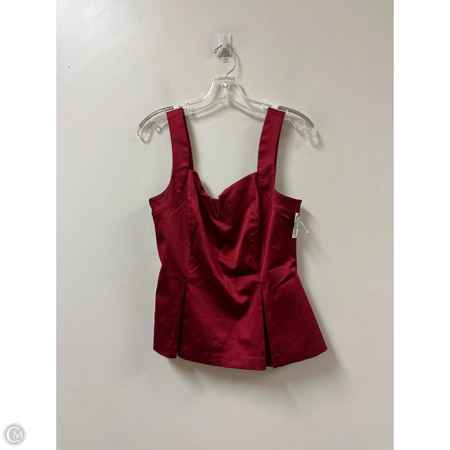 Top Sleeveless By White House Black Market In Red, Size: M