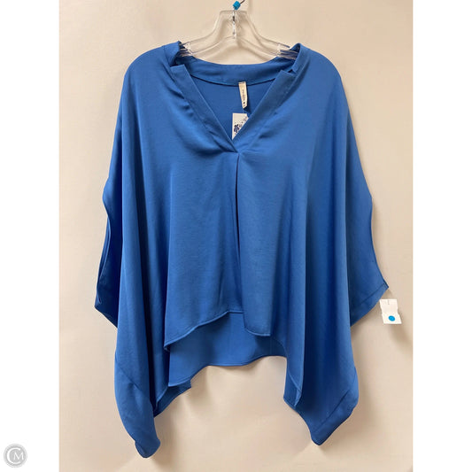 Tunic Short Sleeve By Tyche In Blue, Size: S