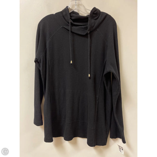 Top Long Sleeve By St Johns Bay In Black, Size: Xl