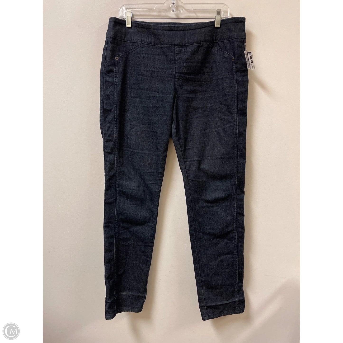 Pants Leggings By Chicos In Blue Denim, Size: 8
