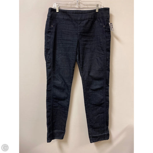 Pants Leggings By Chicos In Blue Denim, Size: 8