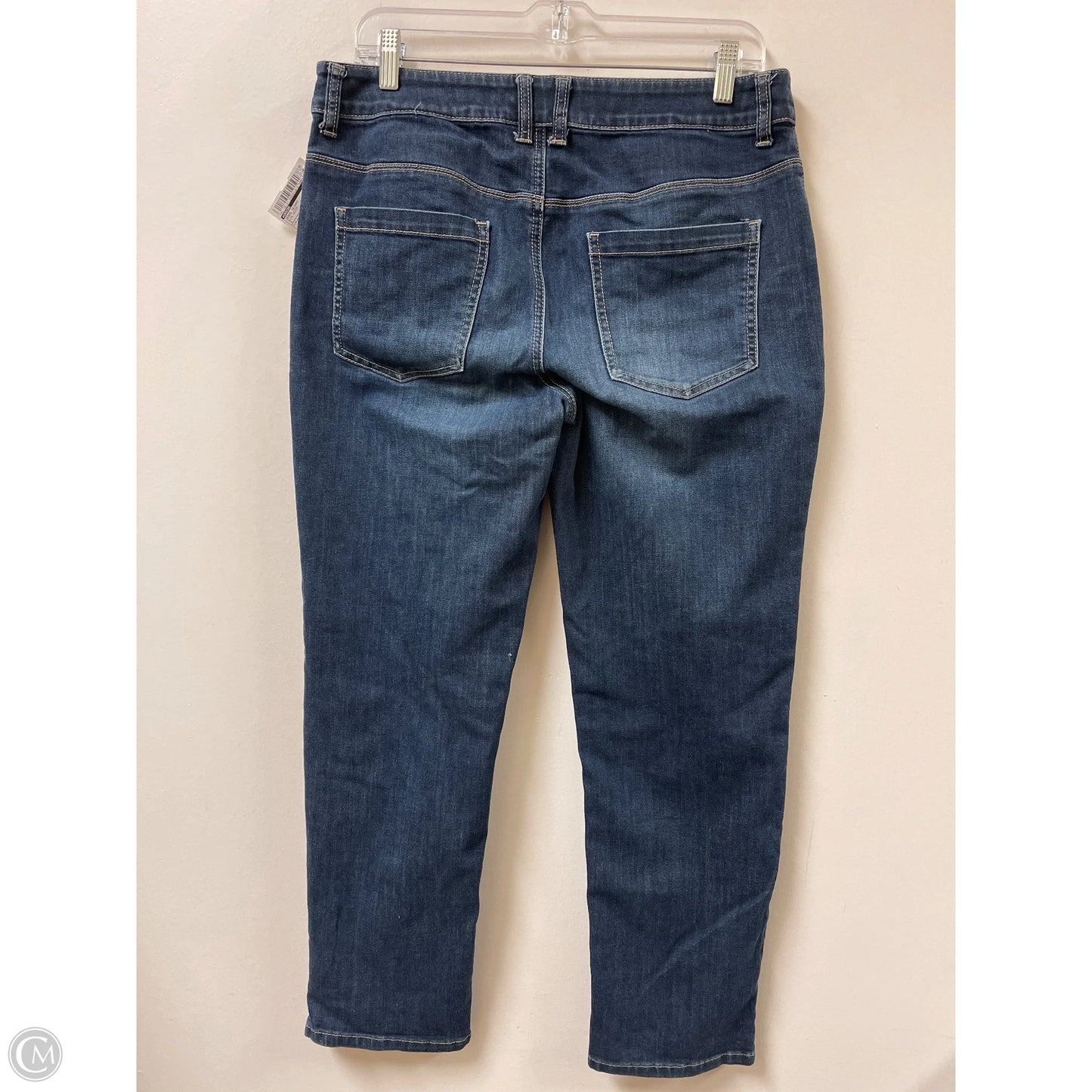 Jeans Skinny By Chicos In Blue Denim, Size: 8
