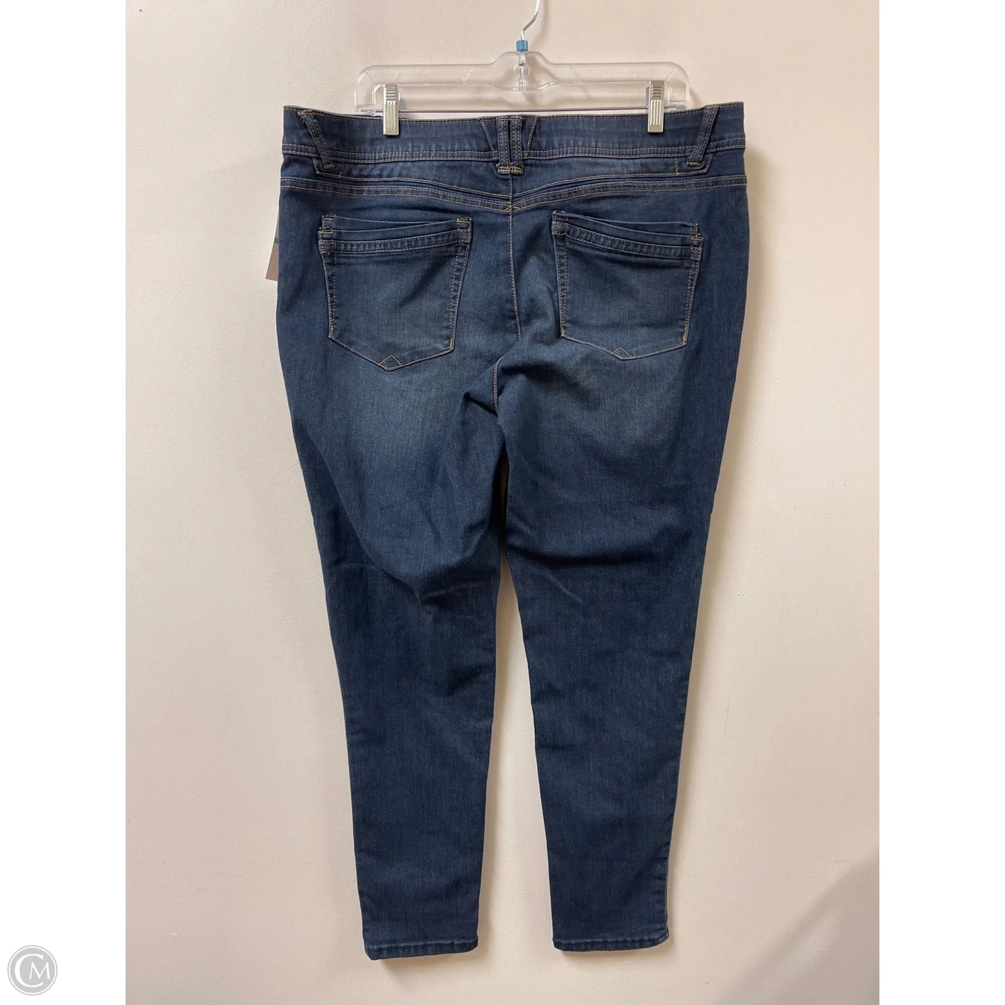 Jeans Skinny By Democracy In Blue Denim, Size: 16