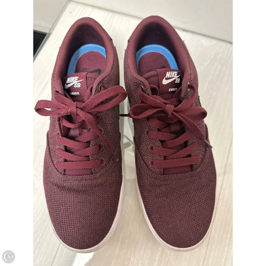 Shoes Sneakers By Nike In Red, Size: 9