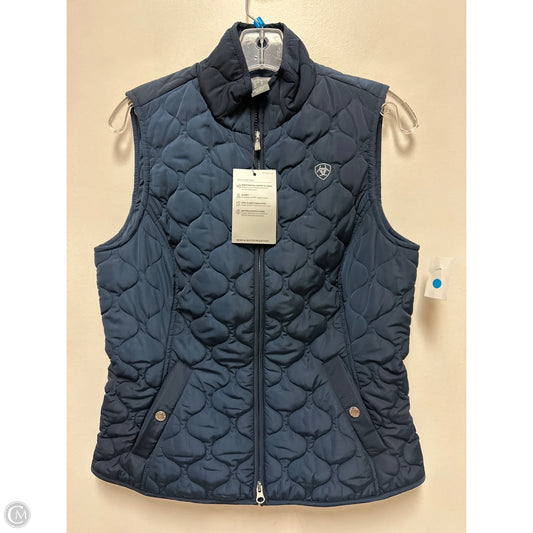 Vest Puffer & Quilted By Ariat In Navy, Size: M