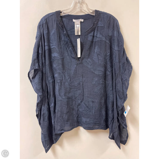 Tunic Short Sleeve By Chicos In Navy, Size: M