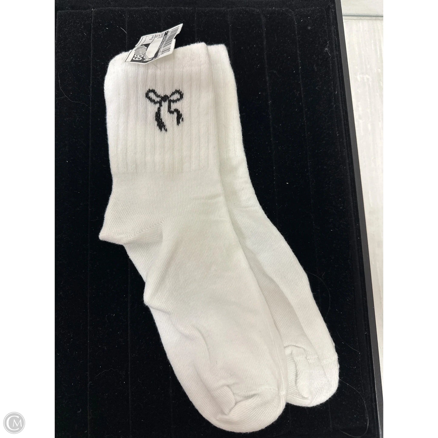 Socks By Clothes Mentor In White, Size: 0