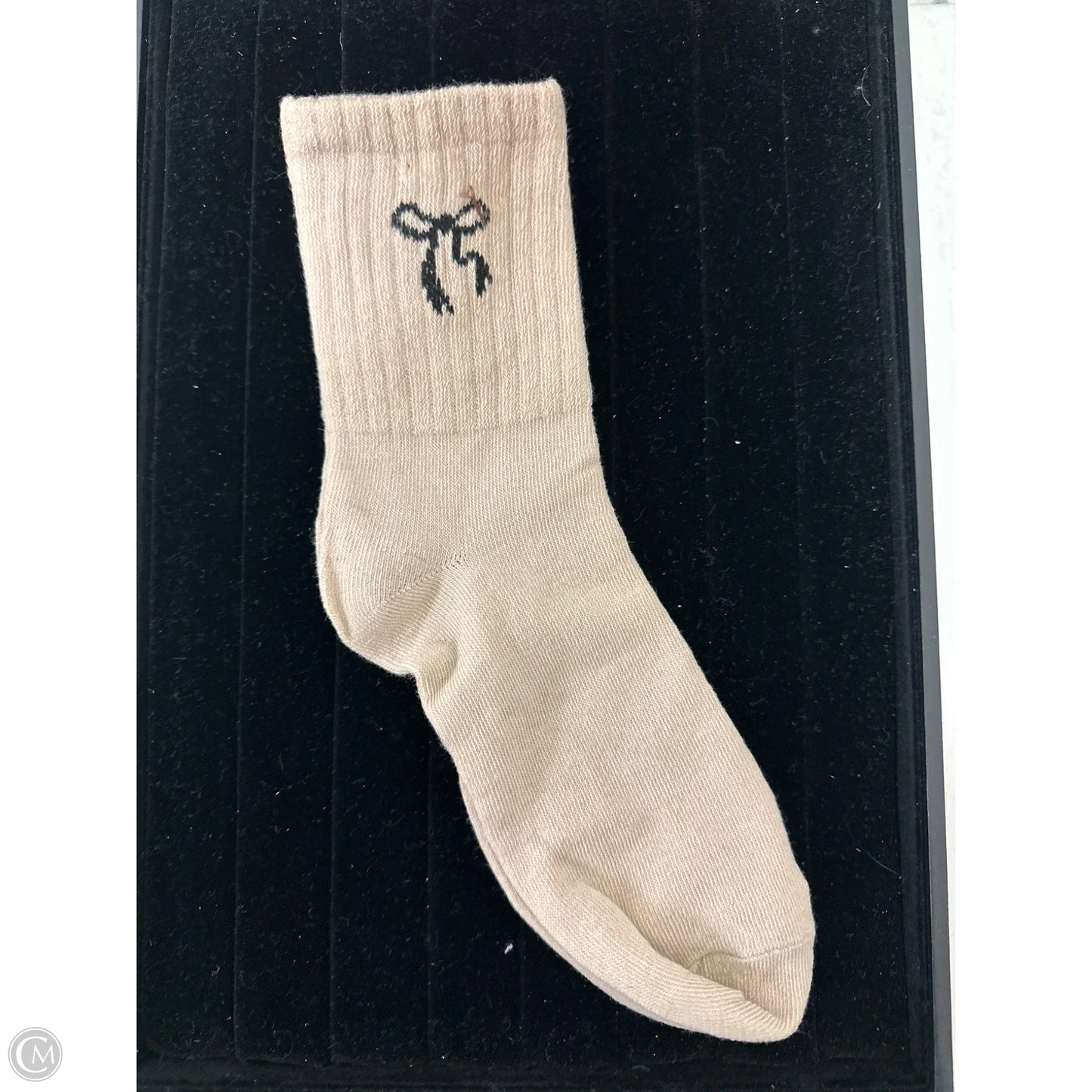 Socks By Clothes Mentor In Cream, Size: 0