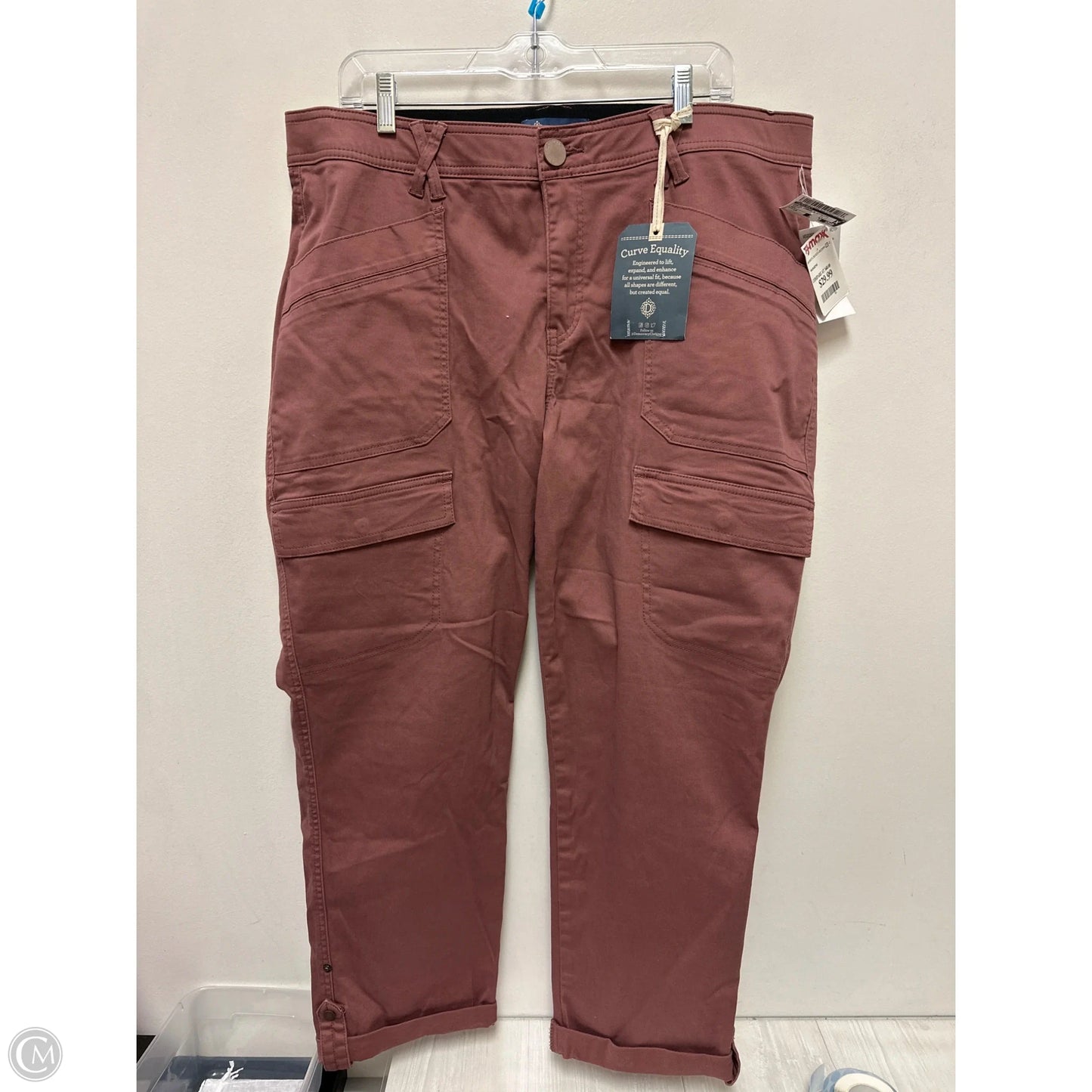Pants Cargo & Utility By Democracy In Mauve, Size: 18
