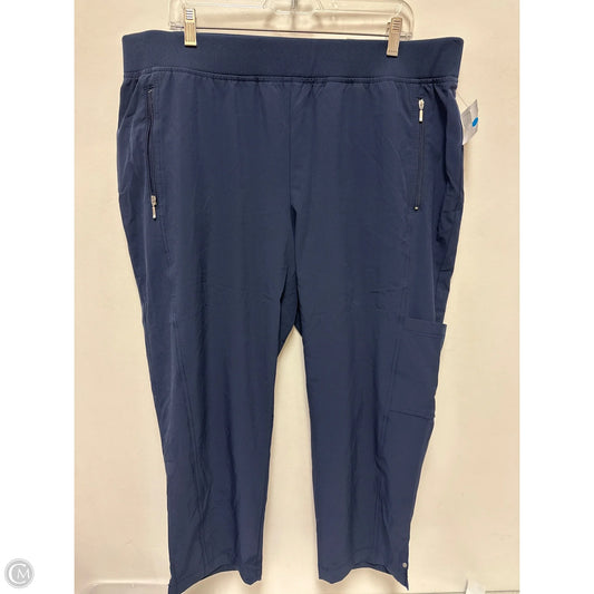 Athletic Pants By Chicos In Navy, Size: 16