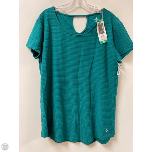 Athletic Top Short Sleeve By Tuff Athletics In Green, Size: Xl