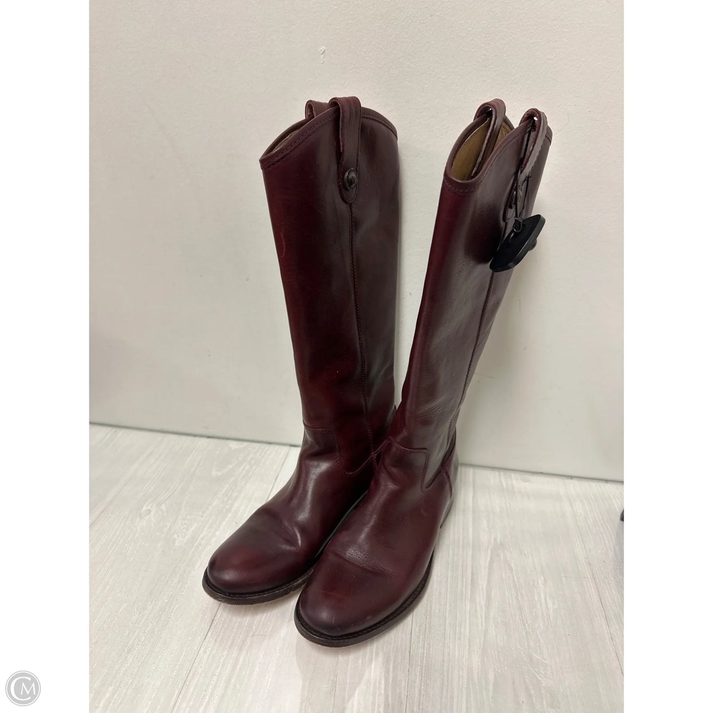 Boots Designer By Frye In Red, Size: 7.5